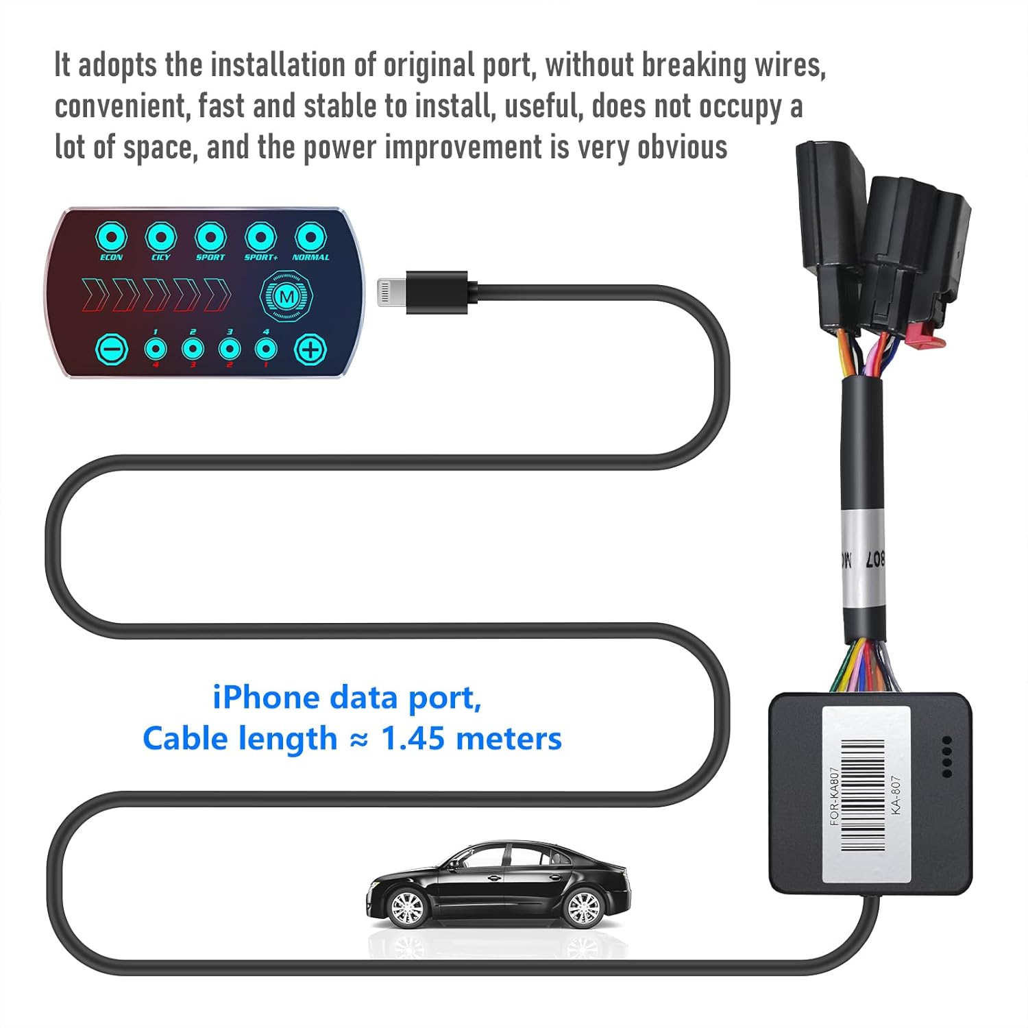 Throttle Response Controller 10 Drive Modes MAIMEIMI Pedal Accelerator Compatible for Dodge Challenger Charger RAM, Jeep Wrangler JK Cherokee KK Liberty, Chrysler 300 Crossfire