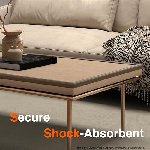 Miniatura 6 de Roving Cove PreFit (clásico) Protector de esquina para muebles (borde estándar de 15 pies, 4 esquinas), protectores de parachoques a prueba de