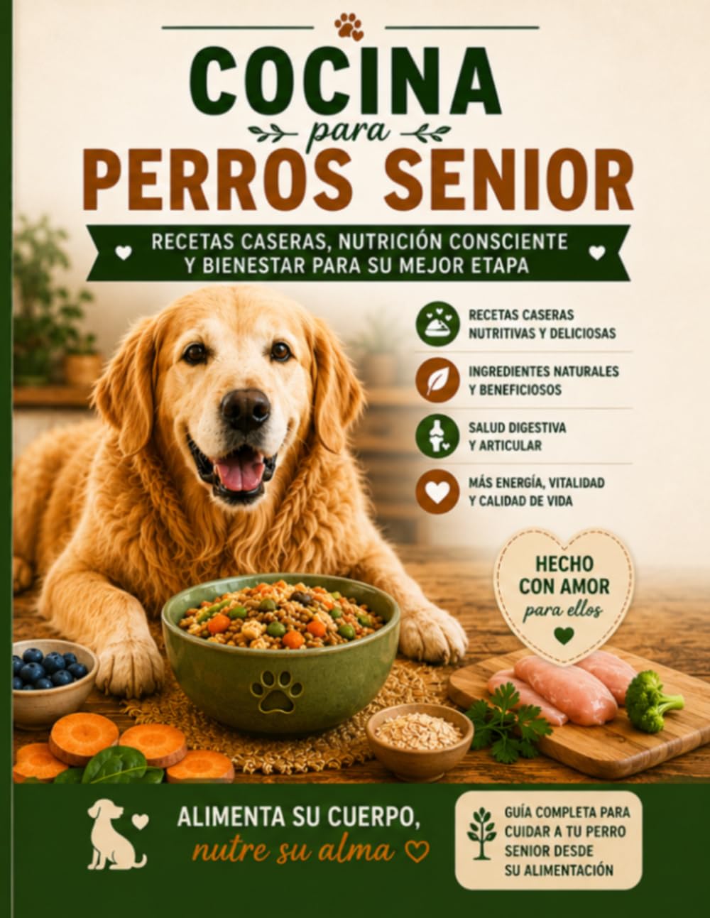 Cocina Para Perros Senior: Cocina Para Perros Senior (Cocina Saludable para Perros. Serie Completa de Nutrición Canina)