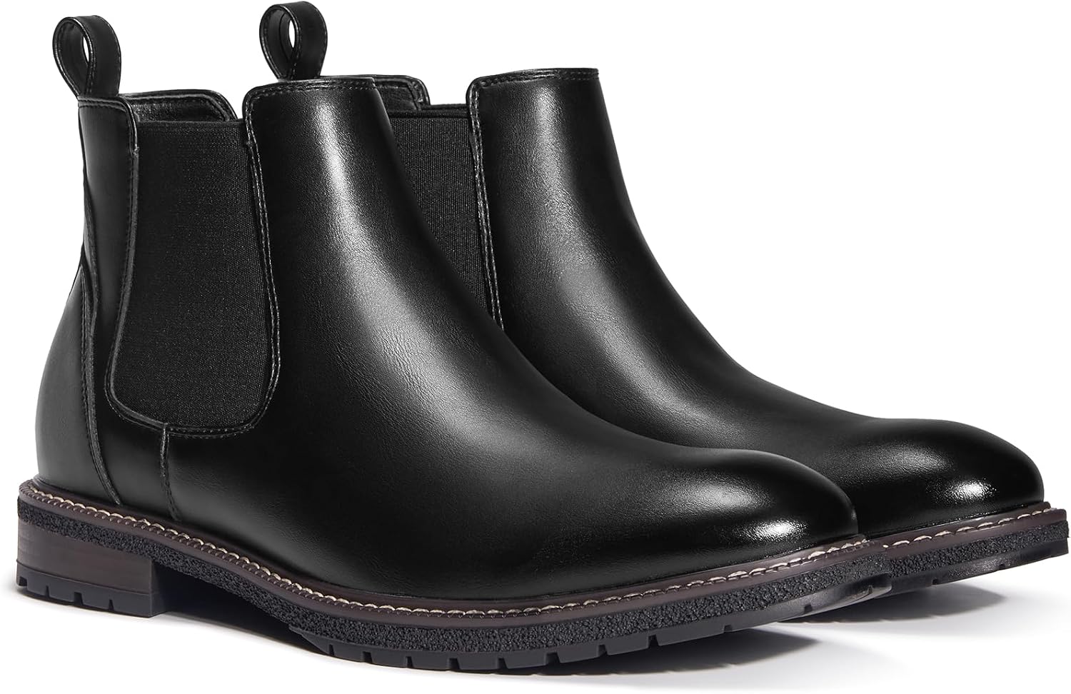 Mens Chelsea Boots Men Dress Boots Slip on Boots for Men Casual Ankle Boots - Image 5