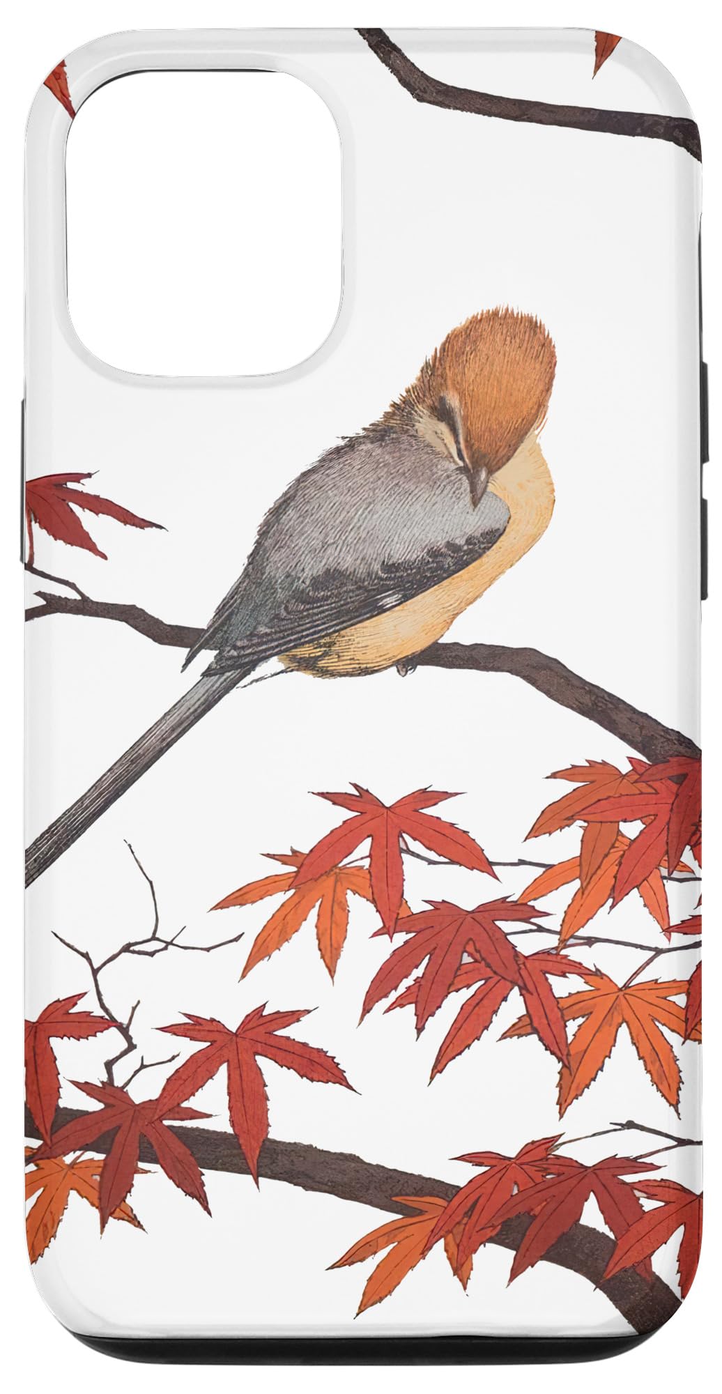 Amazon.com: iPhone 13 Pro Ukiyo-e Bird Momiji Autumn Maple
