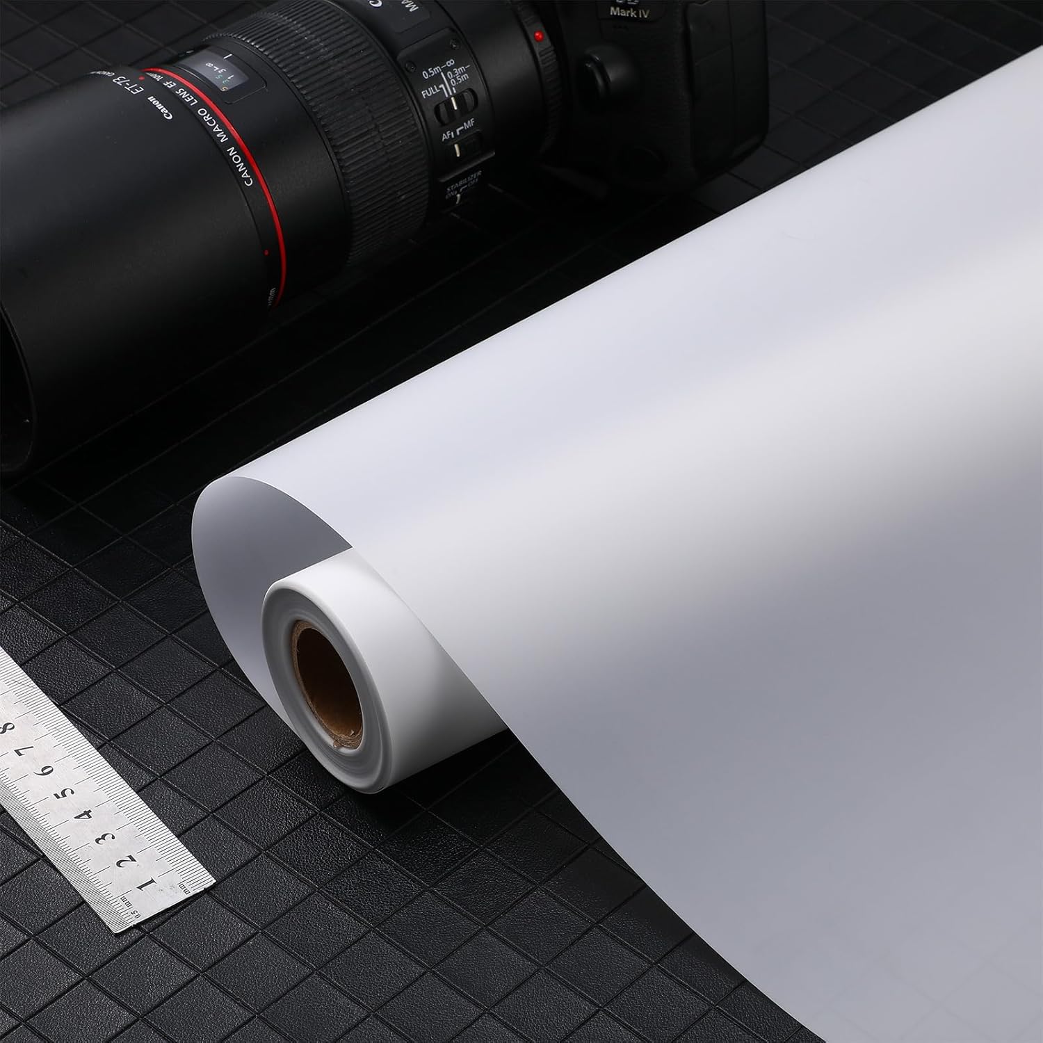 Nezyo Light Diffuser Sheet 15.75 x 984 Inch/ 0.4 x 25 M Extra Long Diffusion Film Sheet Lighting Gel Diffuser Roll White Diffusion Paper Roll for LED Flash Strobe Light Photography Video