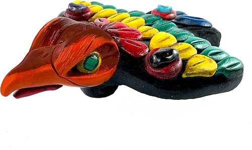 ELTRICOLOR Auténtico silbato de águila azteca hecho en México, especial para actividades al aire libre y divertirse. 125 DB - Silbato Azteca De