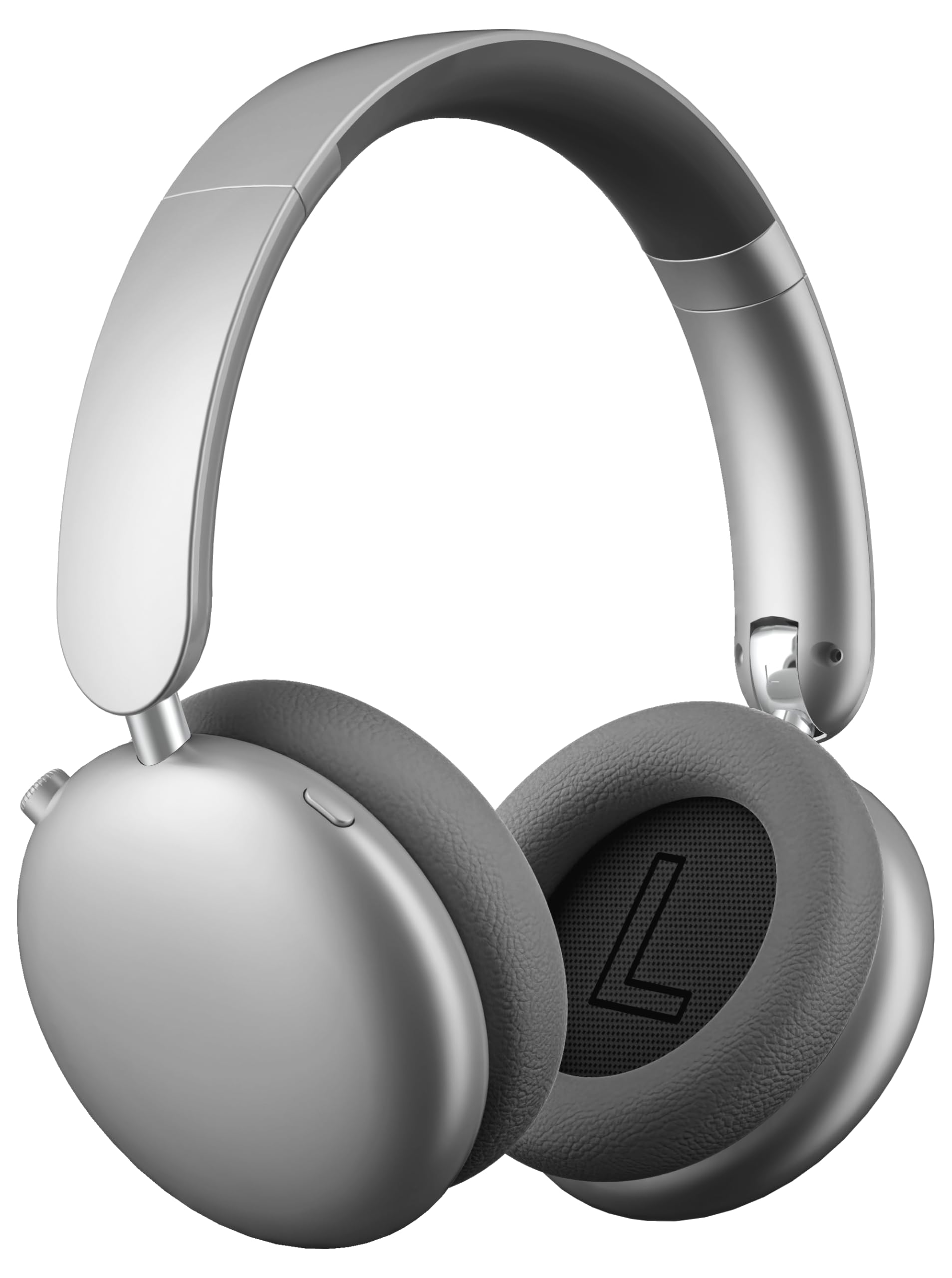 Wentronic Y06 Noise Cancelling Headphones,58H Playtime and 5 EQ Music Modes Wireless Over Ear Bluetooth Headphones with Microphone,Lossless Audio,Multipoint Connection,Foldable,Lightweight,Space Grey
