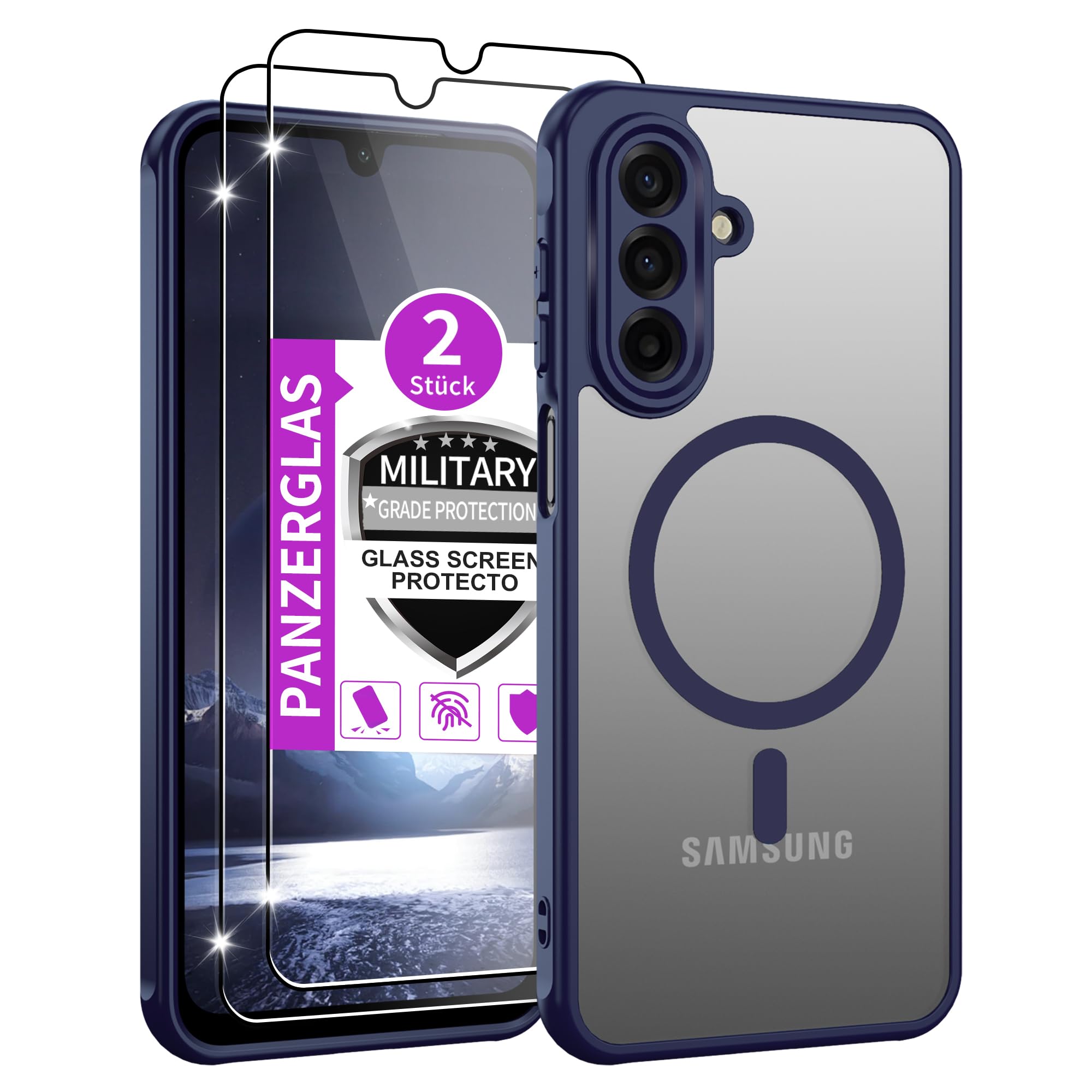 Jshru für Samsung Galaxy A15/A16/A56 5G/A17 /A26/A36/A37/A57 Hülle
