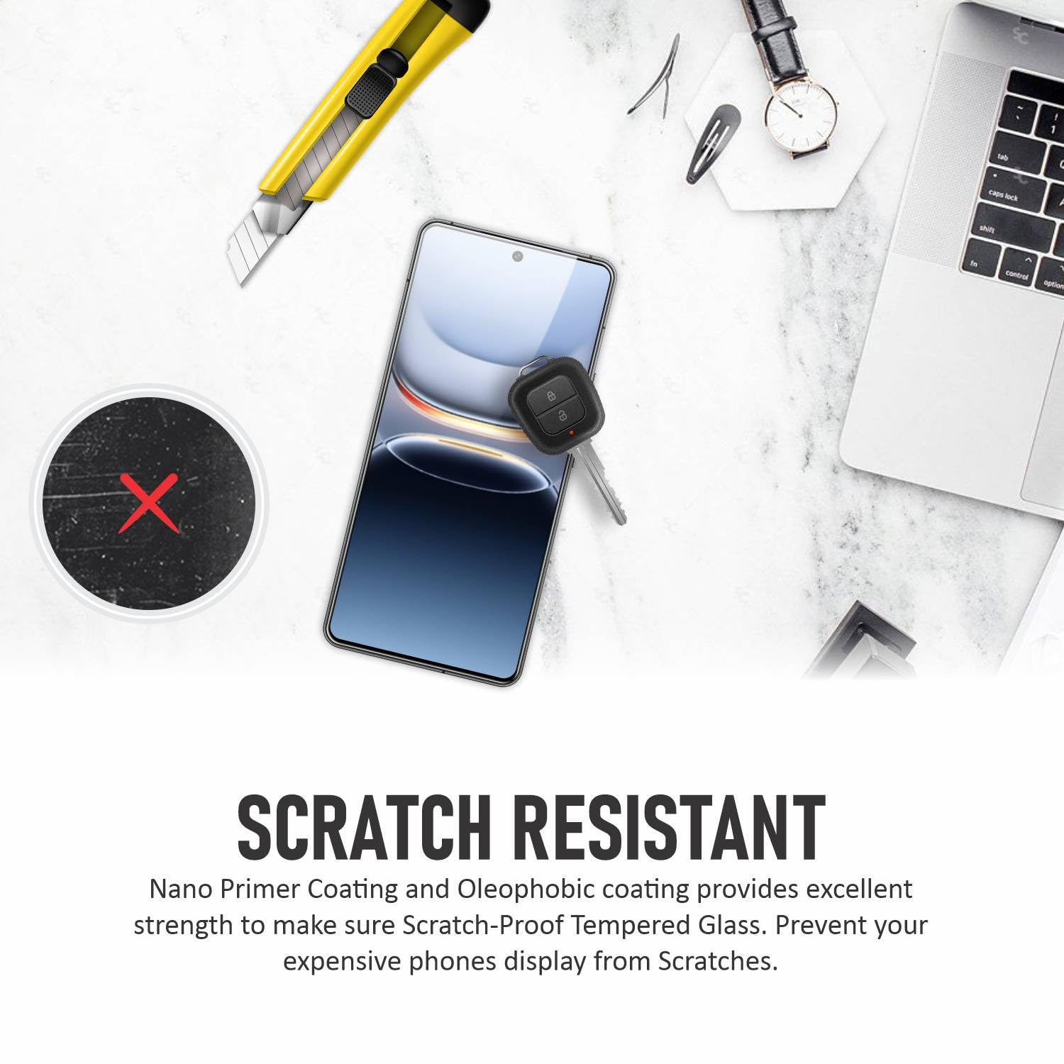 SupCares Tempered Glass for iQOO 13 5G (6.82 Inch) With Installation Kit | 9H Edge to Edge Screen Protector | Black — Amazon image 5