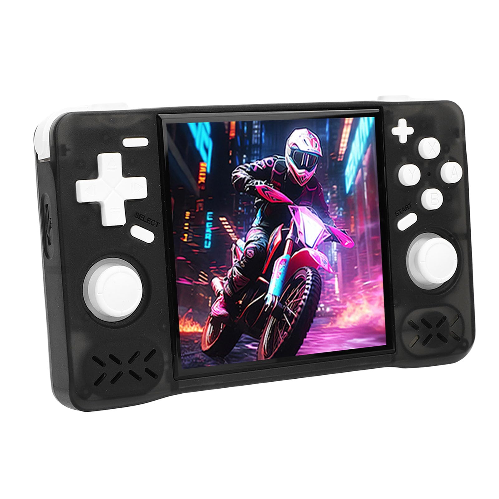 Annadue Retro Handheld Game Console, Tragbare Spielekonsole mit 4 Zoll HD Bildschirm, 720x720 Auflösung, RK3326 64 Bit A35 Chip bei 1,5 GHz, Umfangreicher Emulatorunterstützung