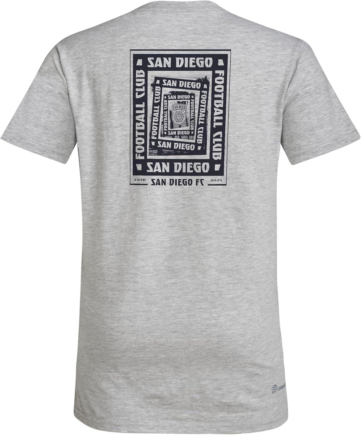 adidas Kids' San Diego FC Pre-Game Short Sleeve T-Shirt - Image 3