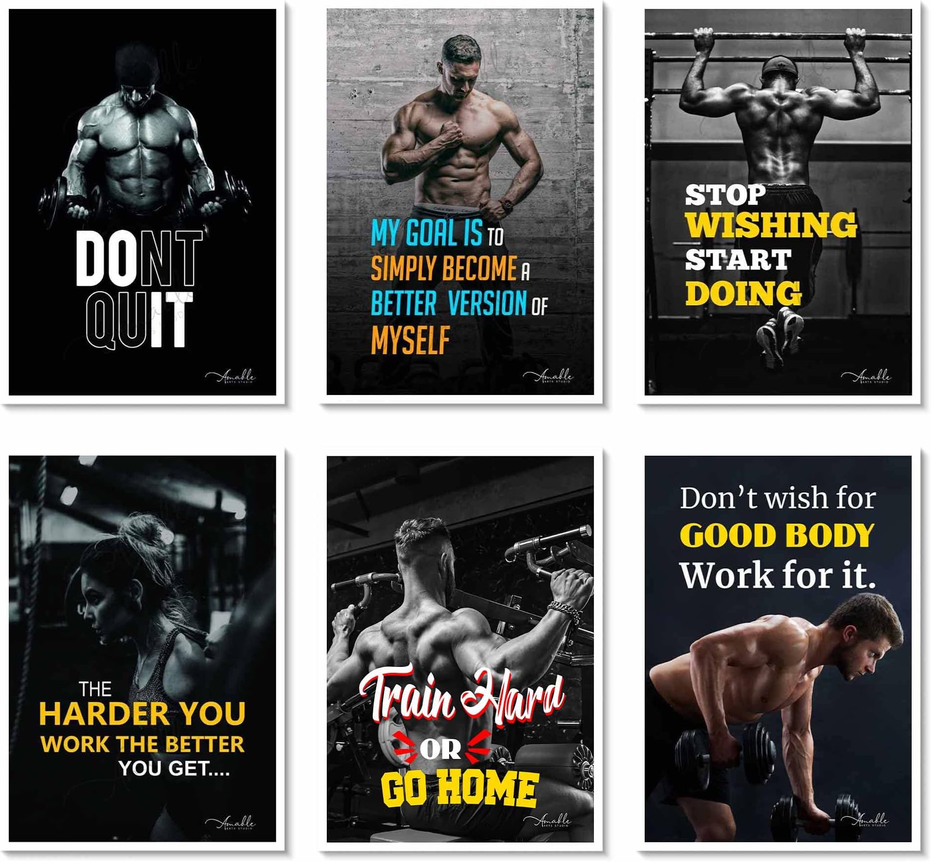 SWASUM Motivational and Inspirational Quotes Wall Posters Quotes