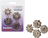 Vista 8 de California Exotic Novelties Basic Essentials - Potenciadores de Tpr súper elásticos, transparente