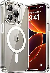 Mega Compatível Capa Reposição para iPhone 16 Pro Max (Transparente)