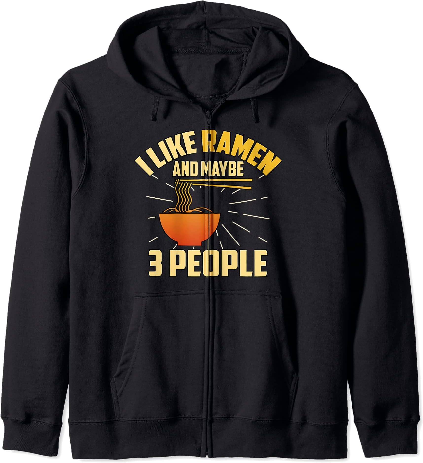 I Like Ramen akatsuki Japan Noodles Kakashi Anime Asian Zip Hoodie
