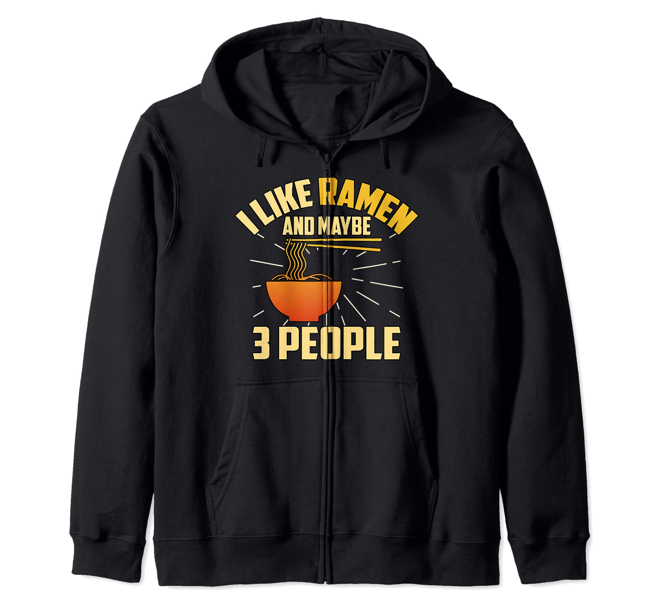 I Like Ramen akatsuki Japan Noodles Kakashi Anime Asian Zip Hoodie