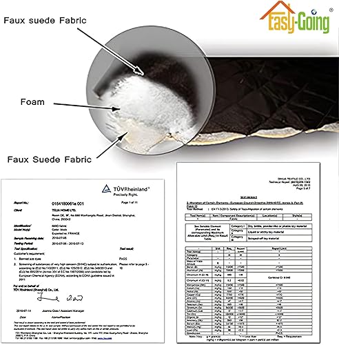 Miniatura 5 de Easy-Going - Funda reversible para silla reclinable, resistente al agua, protector de muebles con correas elásticas, para mascotas y niños (sillón