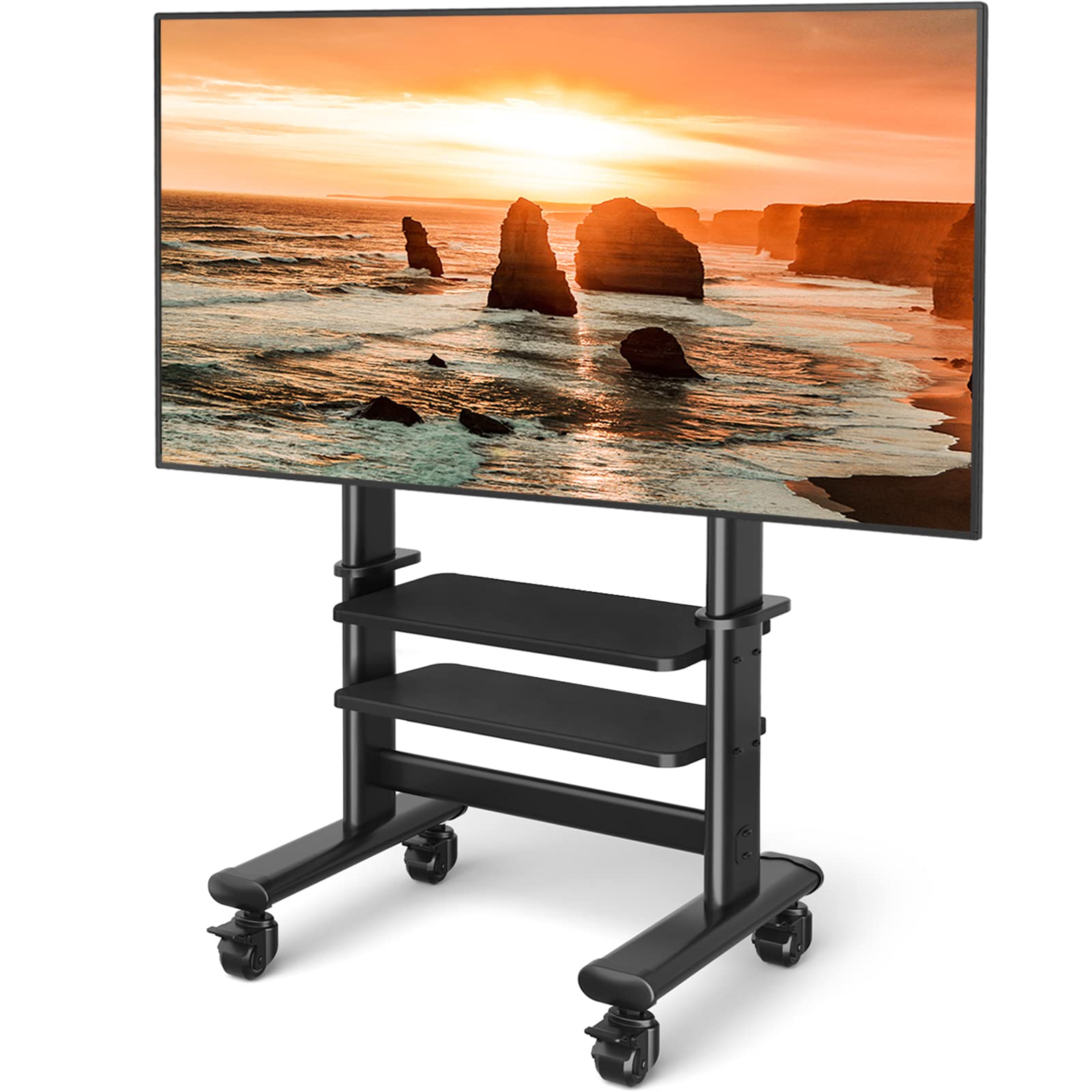 Buy TAVR Mobile TV Cart Rolling TV Stand with Wheels for 5598 Inch LCD