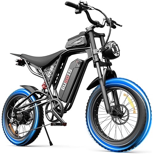 Electric Bike for Adults, 16"/20" Fat Tire E-Bike with 750W/1000W Peak Motor, 48V Removable Battery, Up to 45-60 Miles Range & 28/30MPH, 2 Seater Electric Bike for City & Outdoor Ride