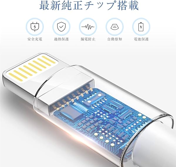 【2026新版 MFi認証】i-Phone 充電ケーブル ライトニングケーブル 0.5M/1M/2M 3本セット i-Phone 充電器 lightning ケーブル アイフォン充電ケーブル 2.4A急速充電 USB同期 高速データ転送 断線防止 超高耐久 iPhone 14/14 Pro/13/13 Pro/12/11/X/8/8plus/7/6/iPad 各種対応 - 2