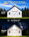 Toberich 150W LED Barn Light Dusk à Dawn, 20000LM Lumière extérieure de la cour 6500K | Ultra Lumière de sécurité lumineuse, angle réglable, IP66 Etanche, Photocell, AC110-120V, Éclaire les grandes zones pour la cour