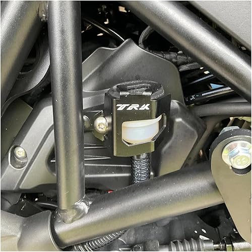 Miniatura 3 de JSSBH - Protector de depósito de líquido de freno trasero para motocicleta Benelli TRK 502X TRK 502 X Leoncino 500 BJ500 (color rojo TRK)