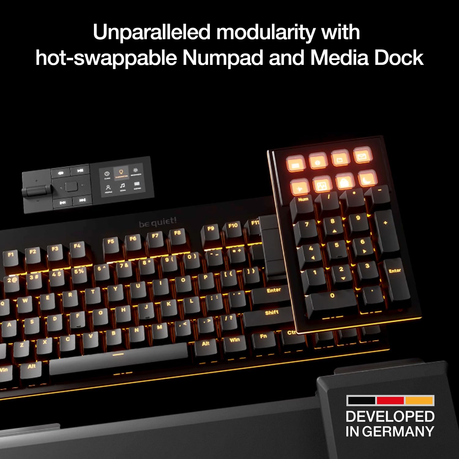 Amazon.com: be quiet! Dark Mount Mechanical Keyboard | Linear