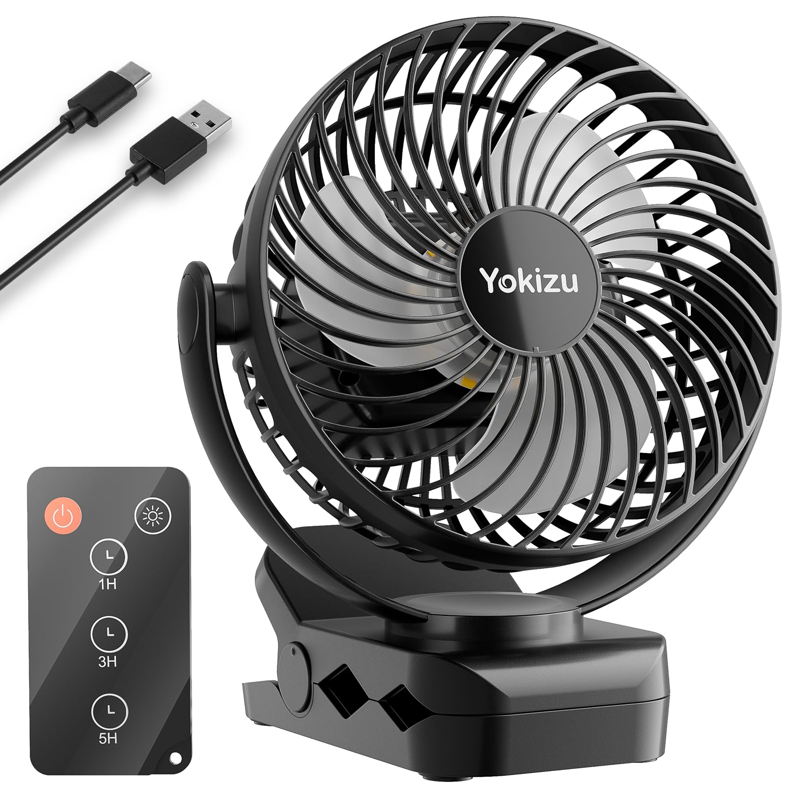 Yokizu (ヨキズ) 卓上扇風機 【10400mAh電池内蔵＆2026新登場…