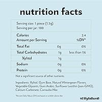 Vista 6 de XyloBurst Goma de mascar de xilitol Sin azúcar, sin gluten, apto para dieta cetogénica, sin aspartamo, goma de mascar para la salud bucal