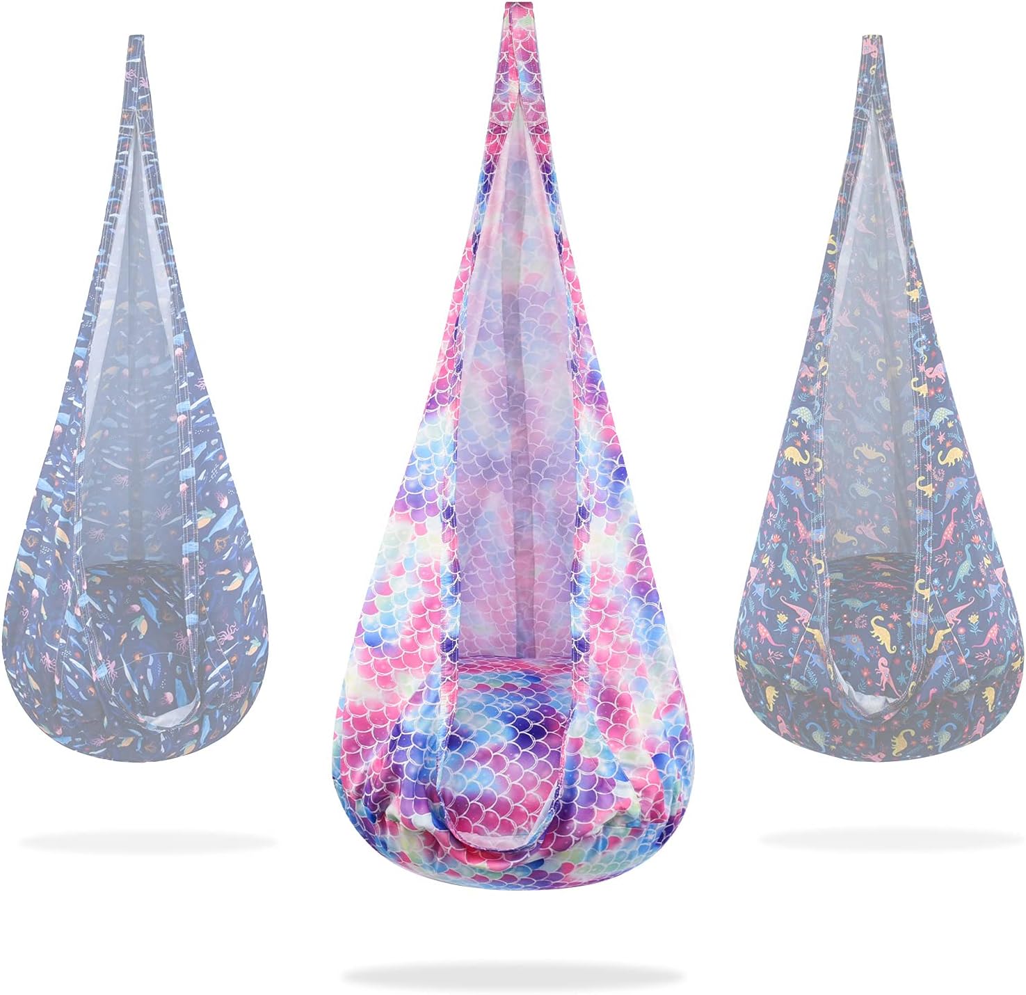 Mermaid Scale Kids Pod Swing