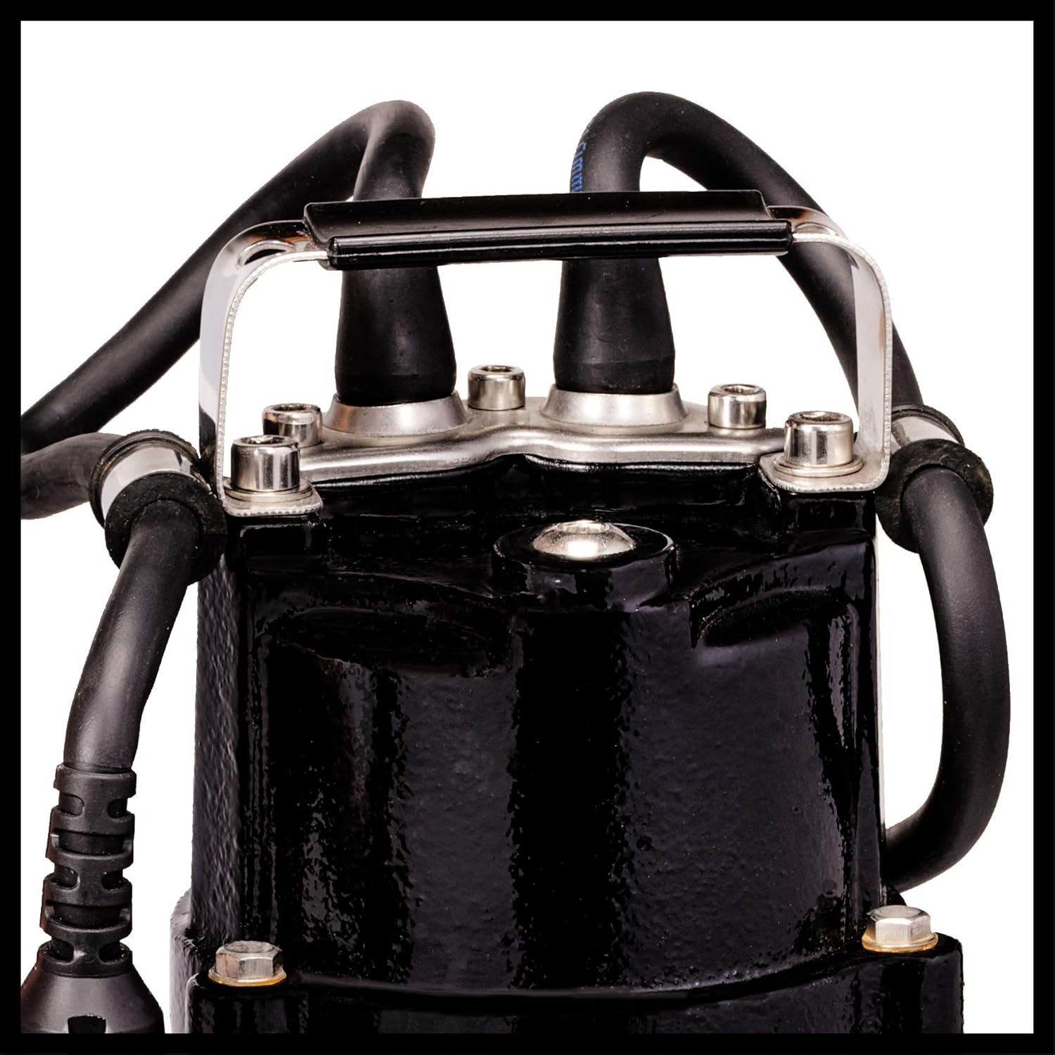 Einhell GC-DP 5010 G Waste Water Pump (500 Watt, 12,000 Litres/Hour, Maximum Discharge Head 8 m, Connection 42 mm, Fully Height-Adjustable Float Switch, Stainless Steel Motor Housing