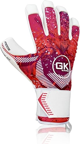 Miniatura 2 de GK Saver Guantes de portero de fútbol Modesty Guantes de portero profesionales, talla 6 a 11, guantes salvadores extraíbles