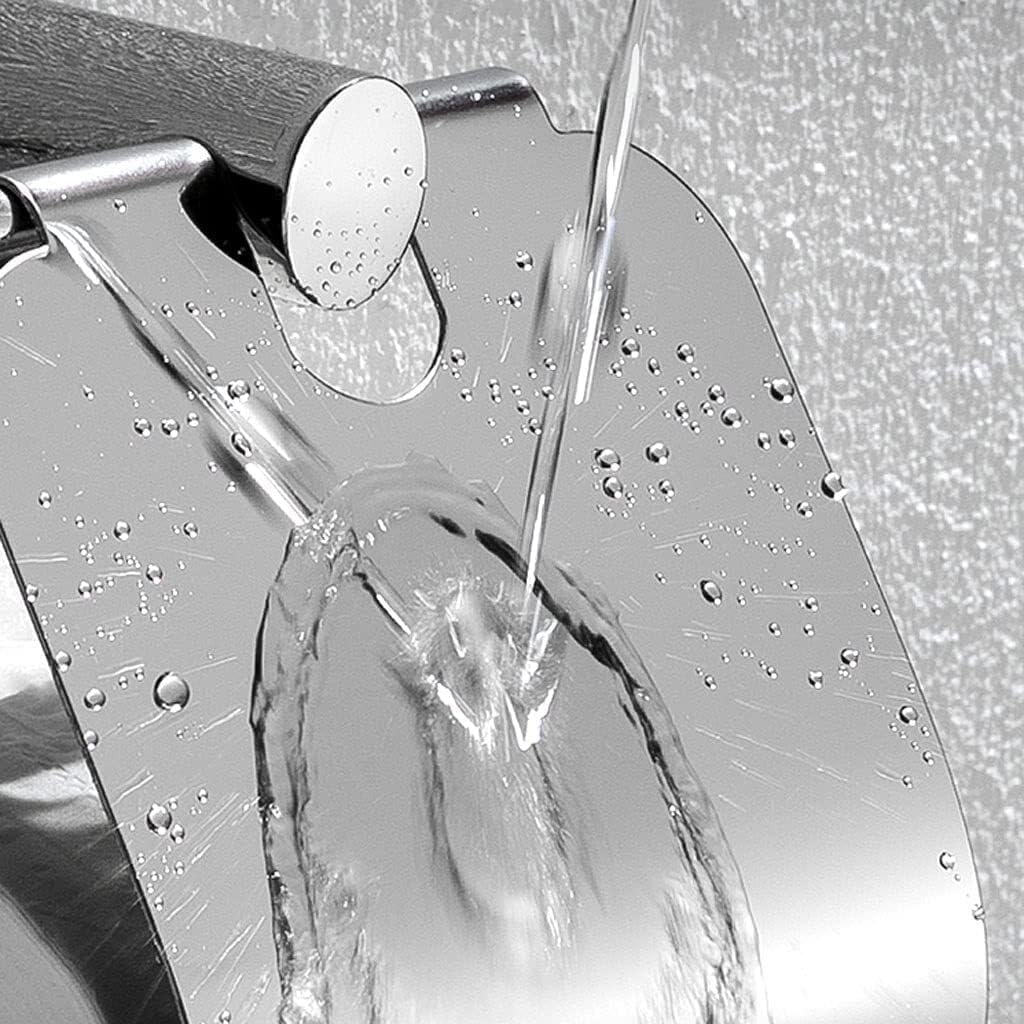 Stainless Steel Wall - Mount Toilet Paper Holder, Modern Bathroom Accessory for RV, Camper & Home