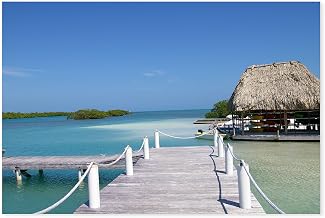 CafePress Postcards Of Belize (Package Of 8) Postcards (Package of 8), 6"x4" Printed Note Card