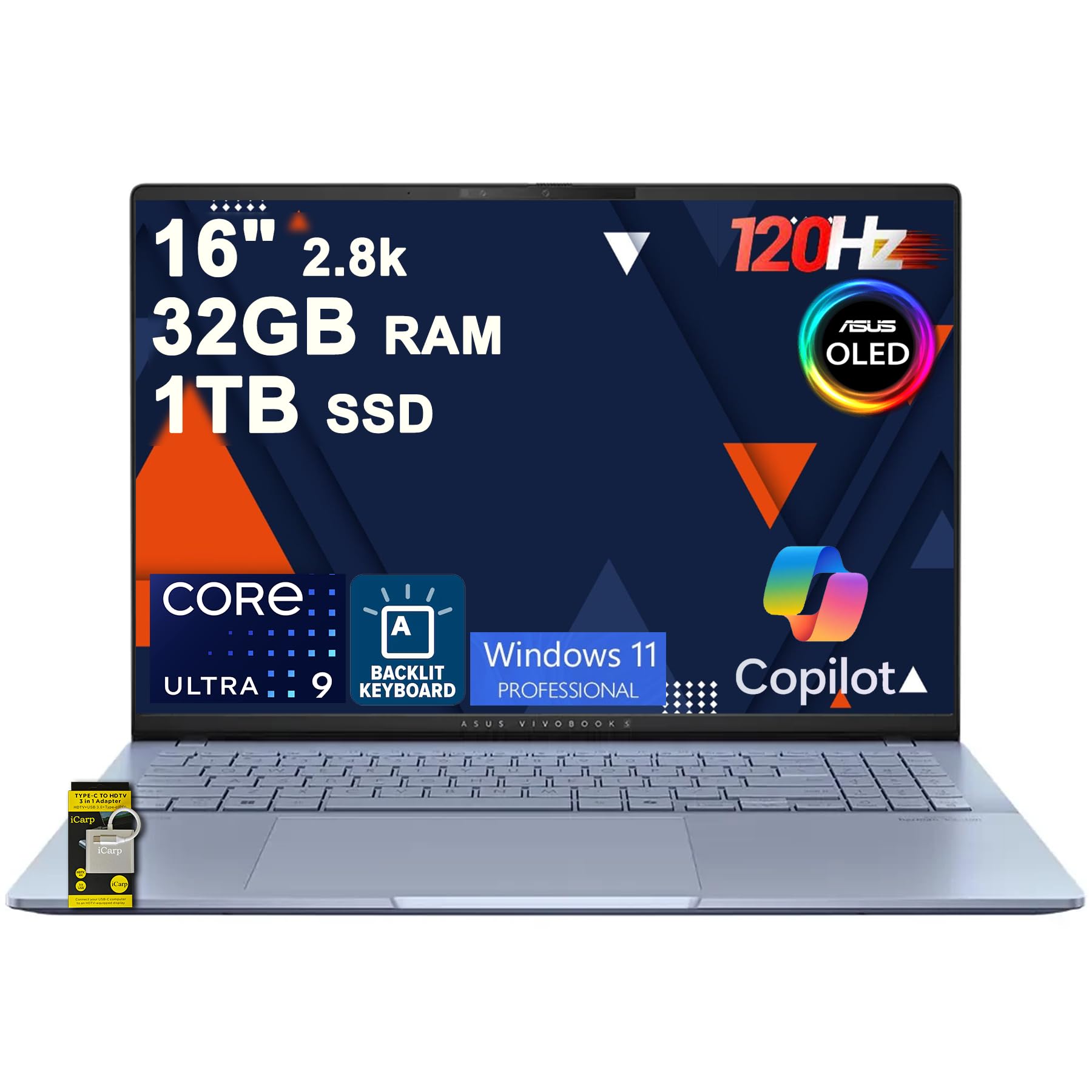 Amazon.com: ASUS Vivobook S16 AI PC Laptop 16