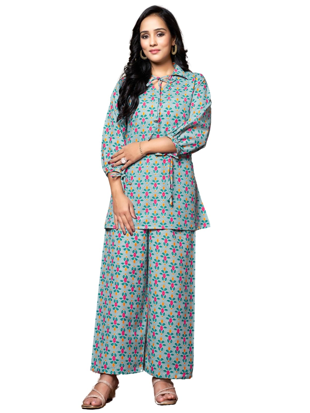 GRECIILOOKSWomen's Cotton Blend Night Dress