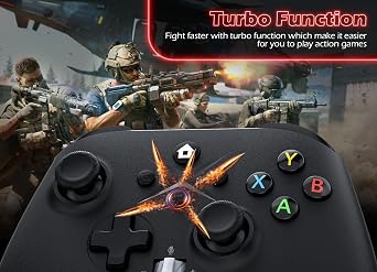 Xexvyrin Wired Controller for Xbox 360, Compatible with xbox 360/360 S/360 E, with Dual-Vibration, 2.5mm Headphone Jack(pure white ) (black and green)