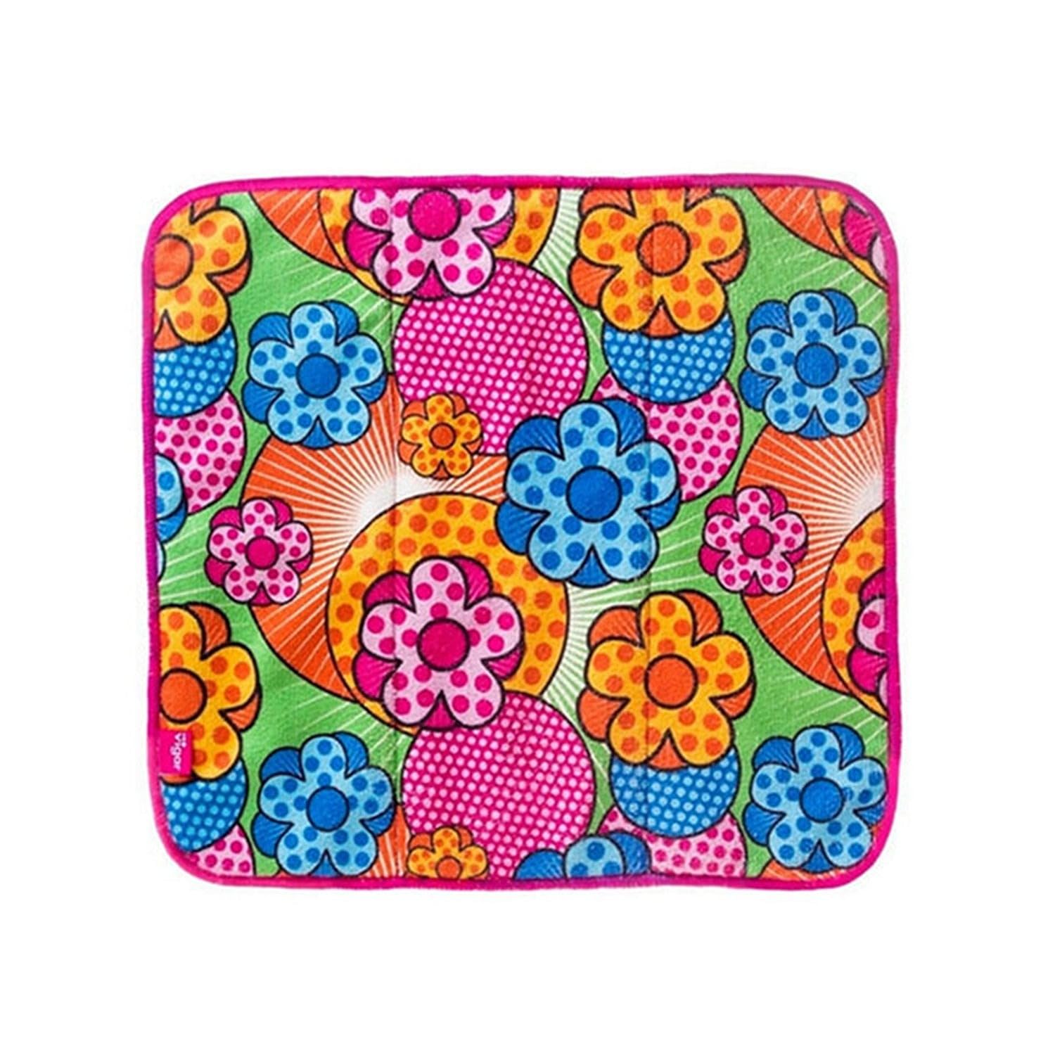 Avilia Microfibre Dish Drying Cloth - Absorbent and Quick Dry Cloth with Colourful Floral Design for Streak-free Cleaning and Kitchen Decoration