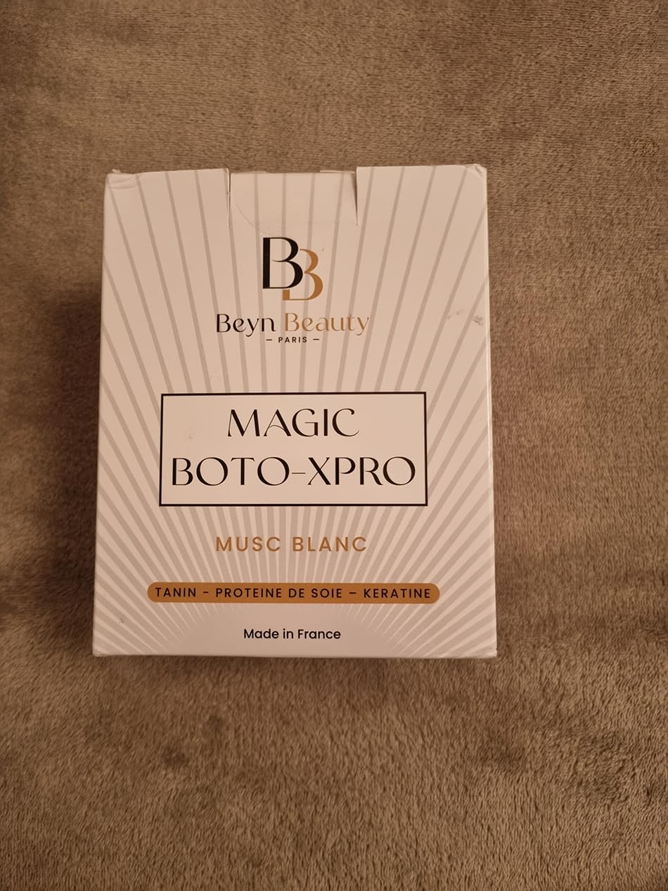 Magic Boto-xpro Haarpflege I Haar-Boto-xpro Pflege für geschädigtes Haar – spendet Feuchtigkeit, repariert und stärkt das Haar Keratin – Made in France (Weißer Moschus)