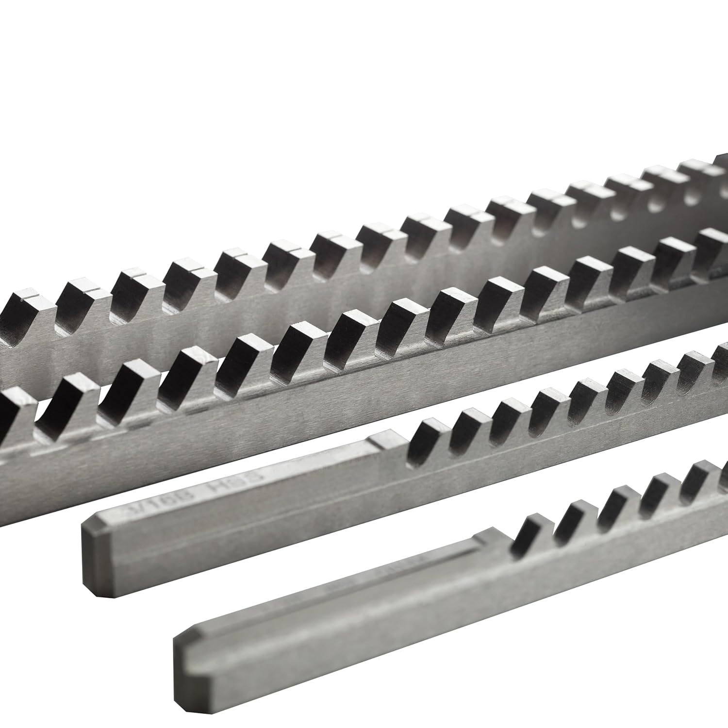 HFS(R) 18 PCS No.10 HSS Keyway Broach Set in Fitted Box, Precision Ground Teeth, 4 Broaches and 9 Bushings