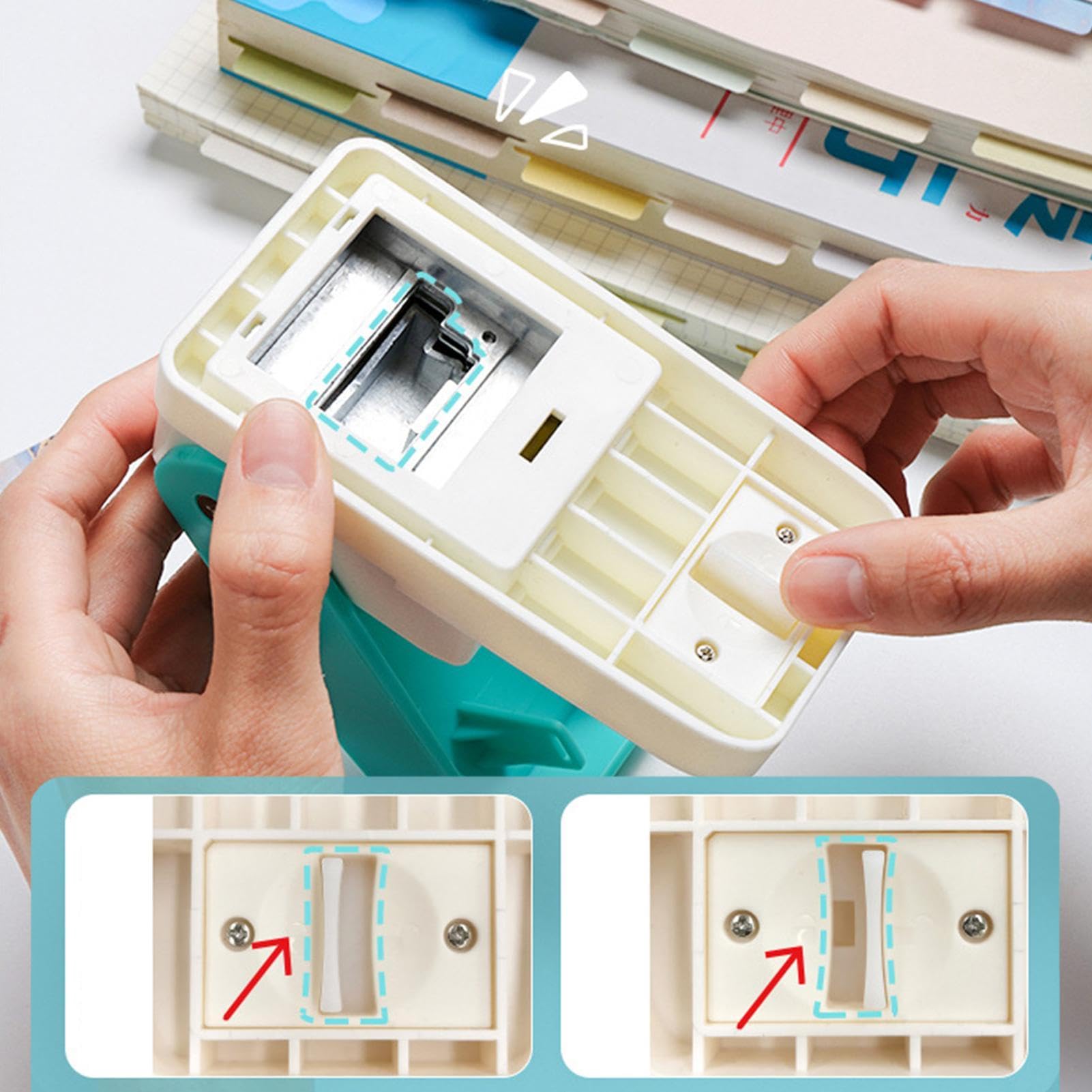 Motivstanzer Quadrat, Tab Stanzer, Papierstanzer, Tab Punch, Metal