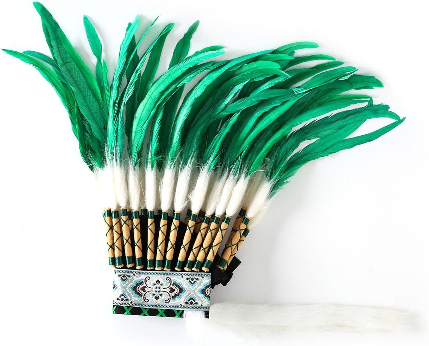 [rockible] 羽根飾り ユニークな大人用アメリカンインディアンヘッドピース ステージショー用