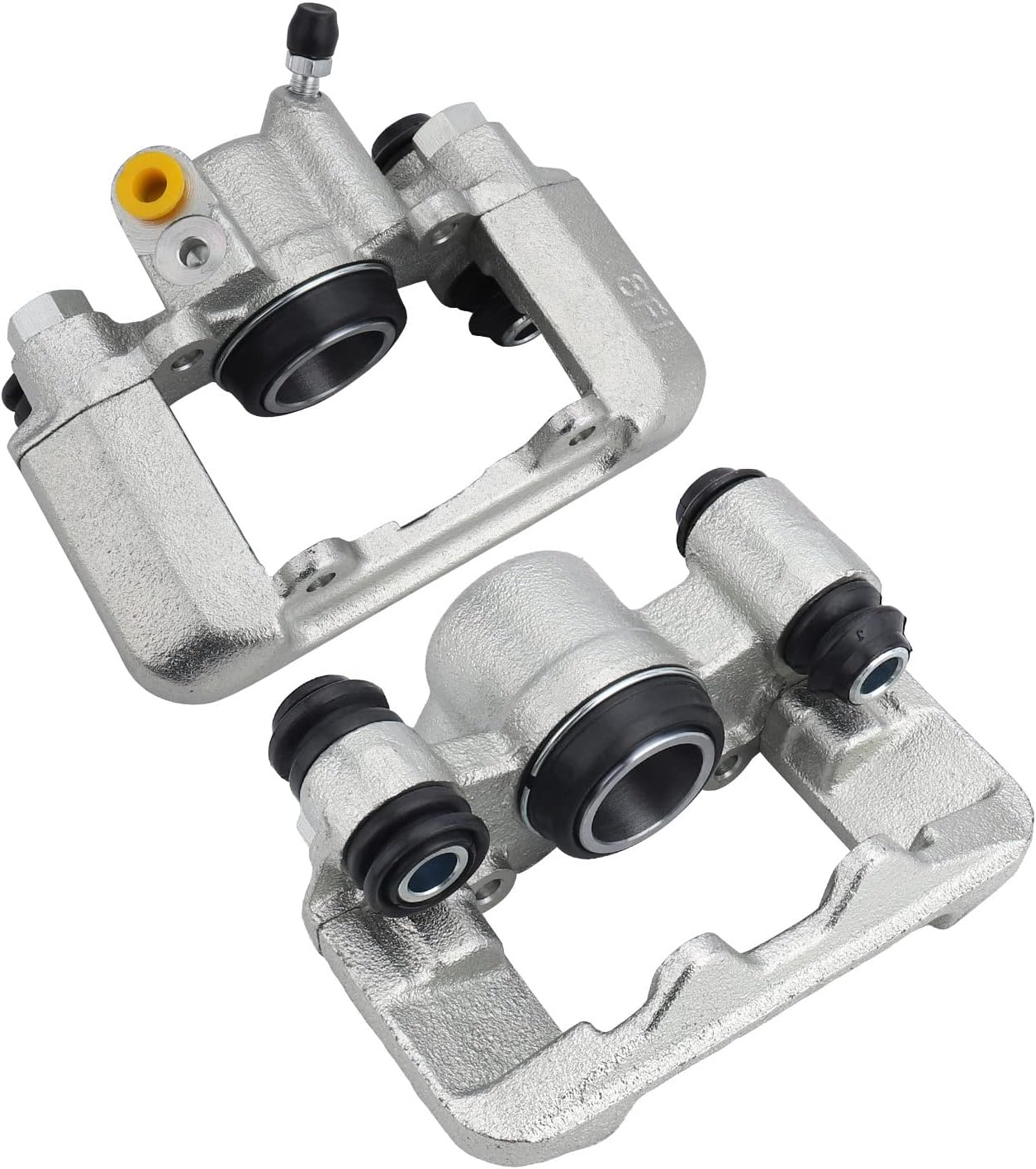 IRONTEK 192612 192613 Rear Driver & Passenger Side Brake Caliper Fit for 2003-08 for Pontiac Vibe, 2003-08 for Toyota Matrix, 2005-06 Corolla, 2000-05 Celica, Rear Left and Right Caliper w/Hardware