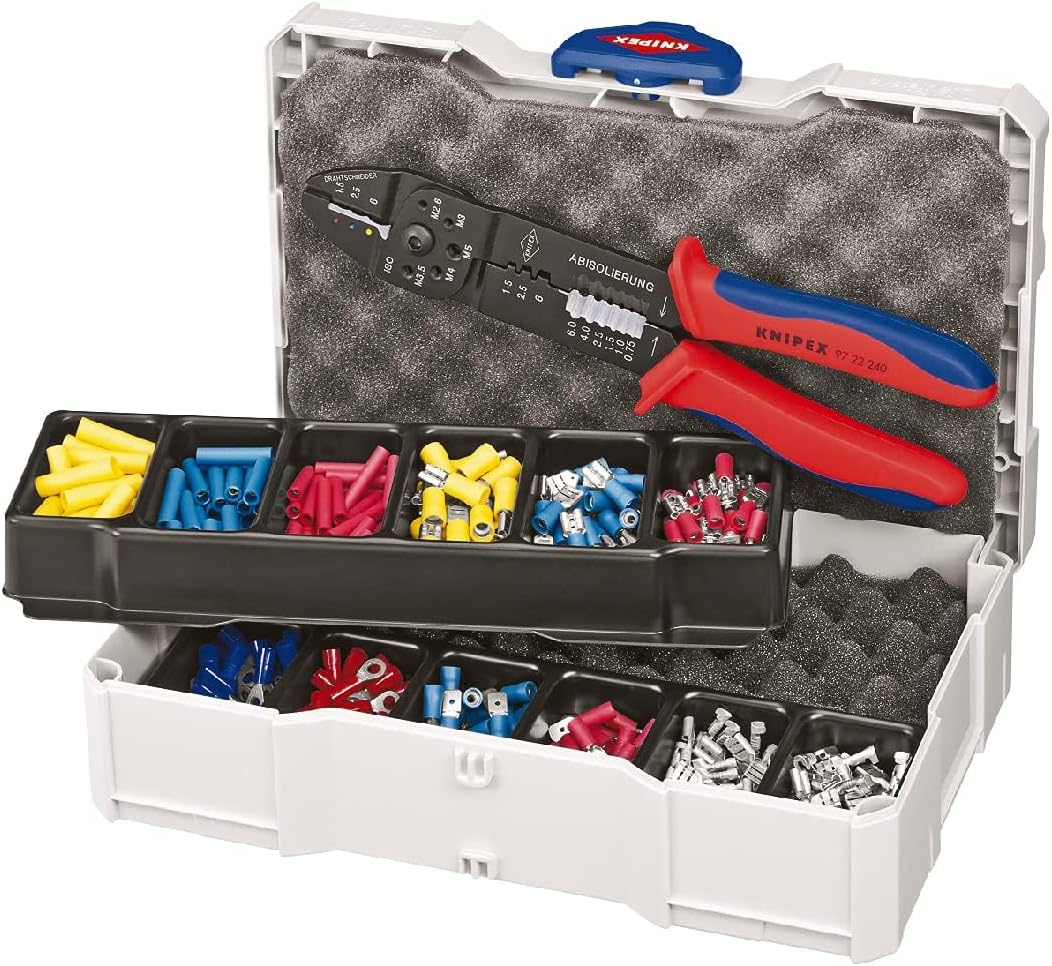 Knipex 97 90 25 Crimp Assortments with Crimp Grip Pliers