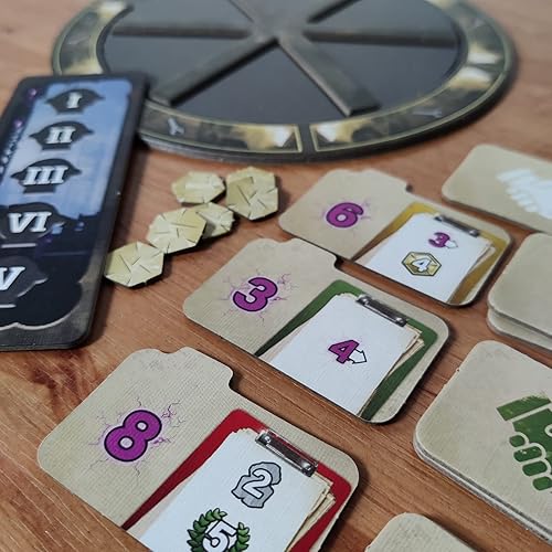 Miniatura 6 de Cranio Creations Barrage - Juego de mesa para 5 jugador, expansión de juego de mesa  Juego de estrategia  Juego de colocación de trabajadores para