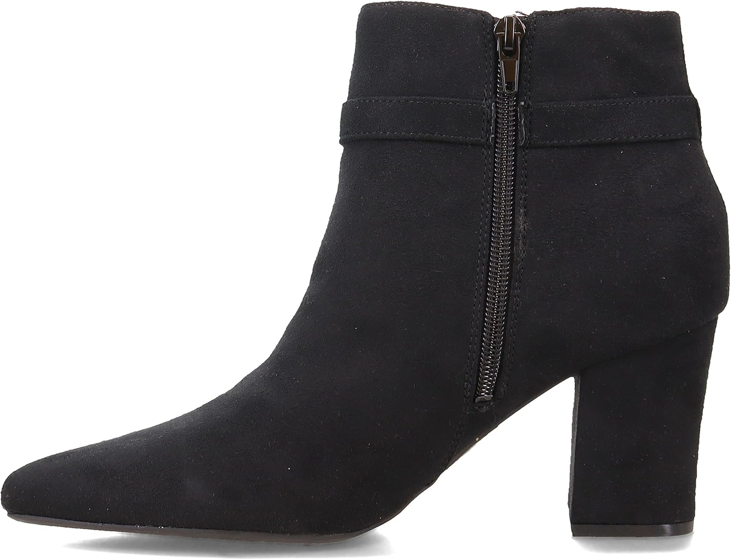 LifeStride Womens Sparkle Ankle Boot, Black, 11 US