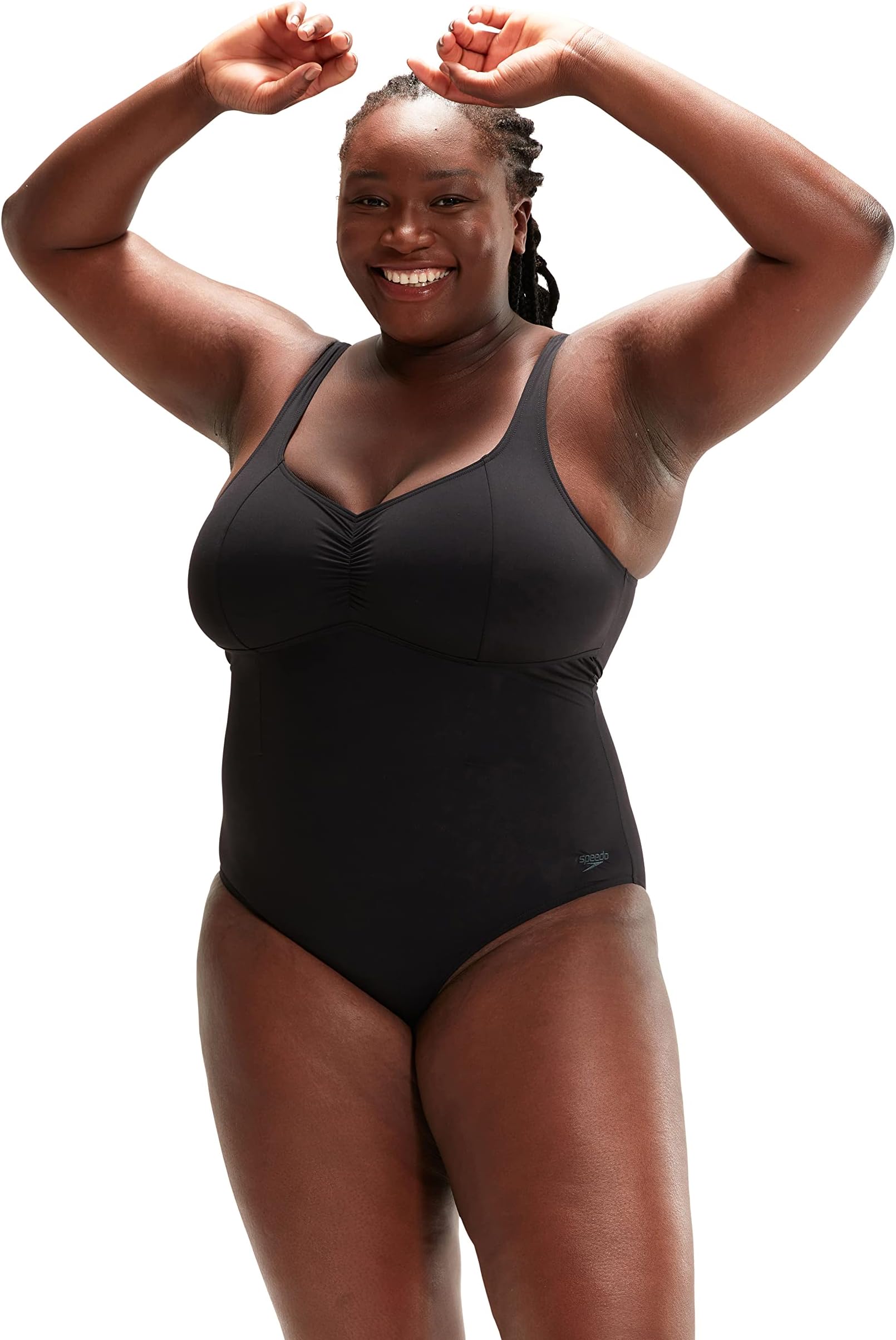 Speedo Women's Shaping Aquanite 1 Piece Swimsuit | Shapewear | Beach and Holiday Swimwear Swimsuit (Pack of 1)