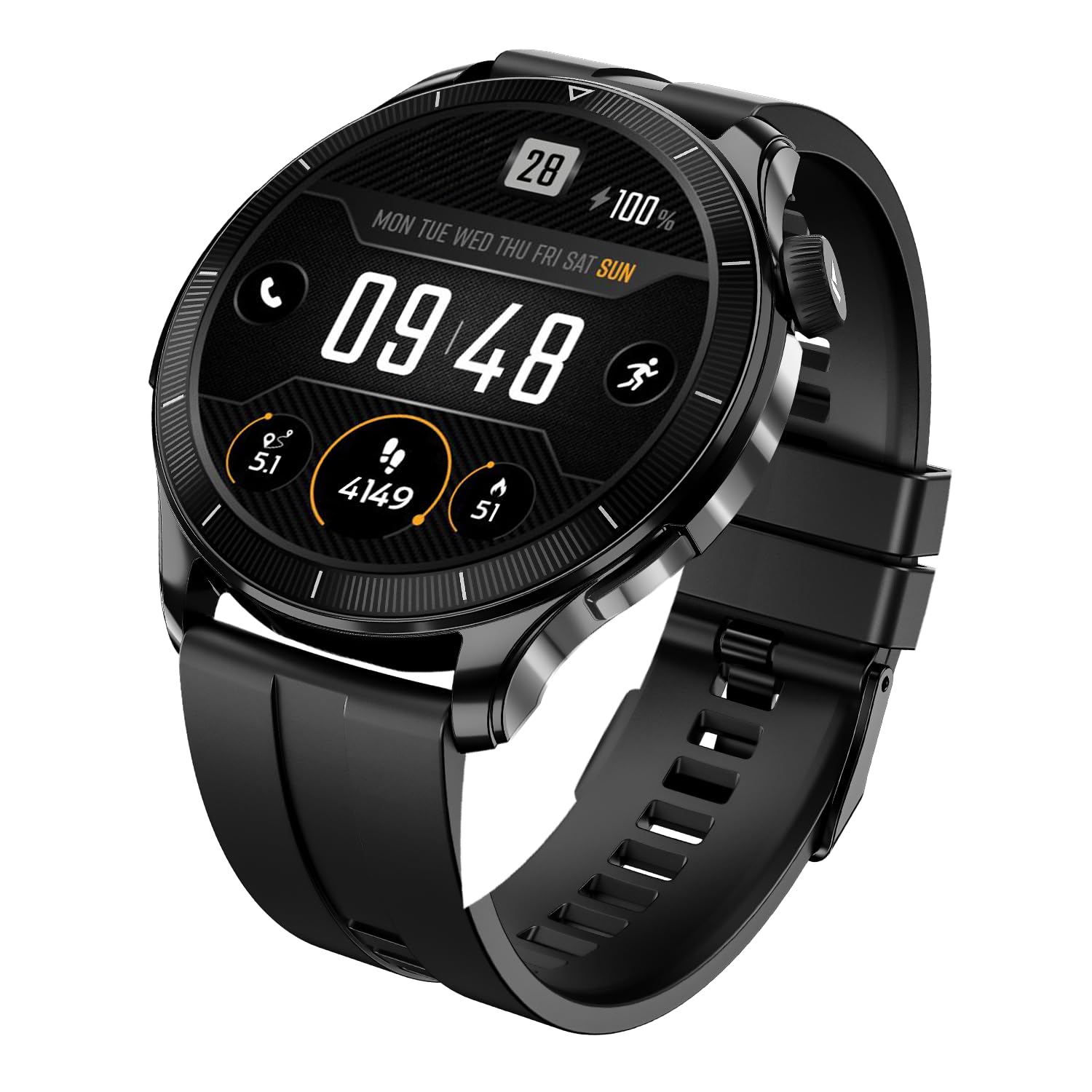Boat Chrome Eon, 1.43” (3.63 cm) AMOLED Display, AI Coach Health Insights,Advanced S1 Processor,Auto Heart Rate, HRV,VO2 Max, Stress, TBT Navigation, IP68, Smart Watch for Men & Women (Active Black)-picture-38