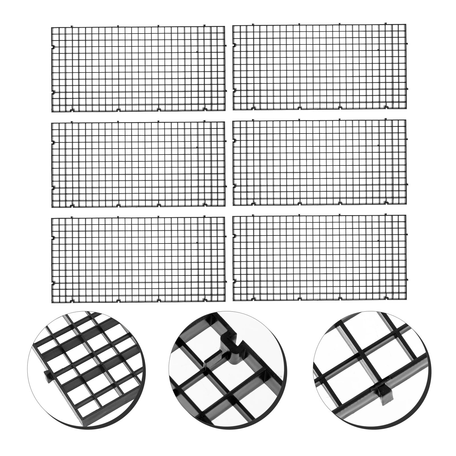 Filterplatte für Aquarium 6 stücke Boden Filter Grid Platte Aquarium Separator Net Splitter Substrat Korrosion Beständig Isolation Teiler