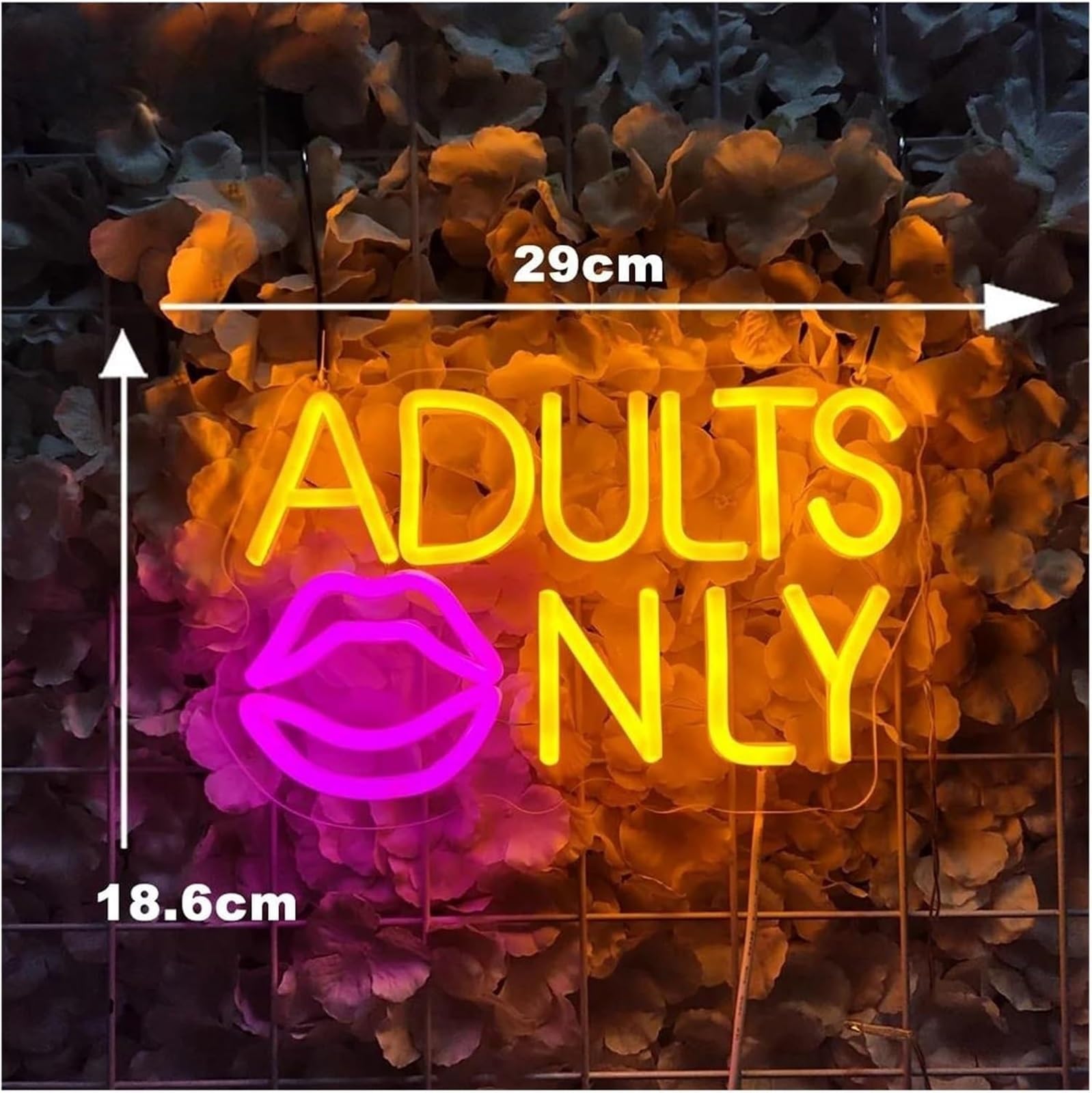 Letrero de neón para adultos, decoración artística acrílica, para solo para