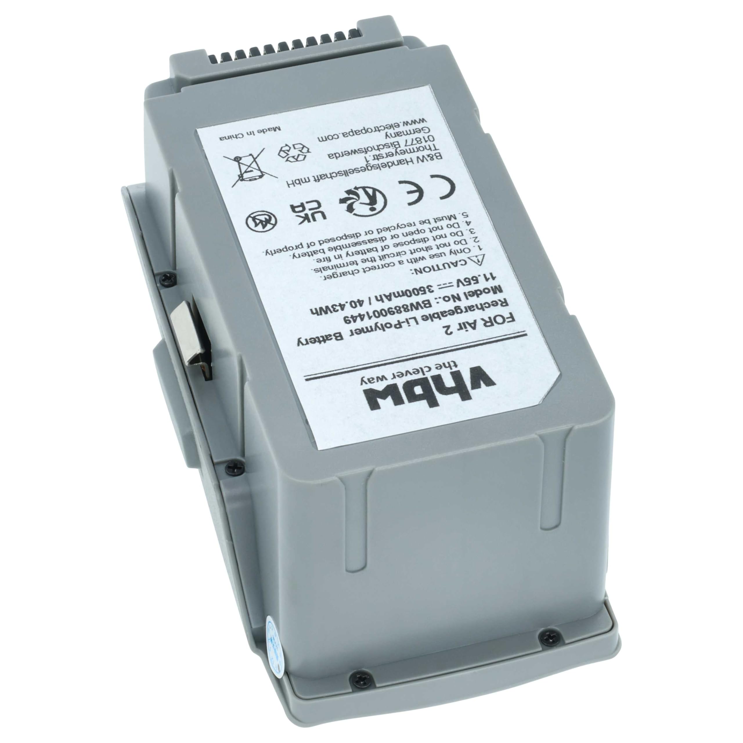 vhbw Bateria zamienna do DJI PB2 do drona Multicopter Quadrocopter (3500 mAh, 11,55 V, litowo-polimerowy)