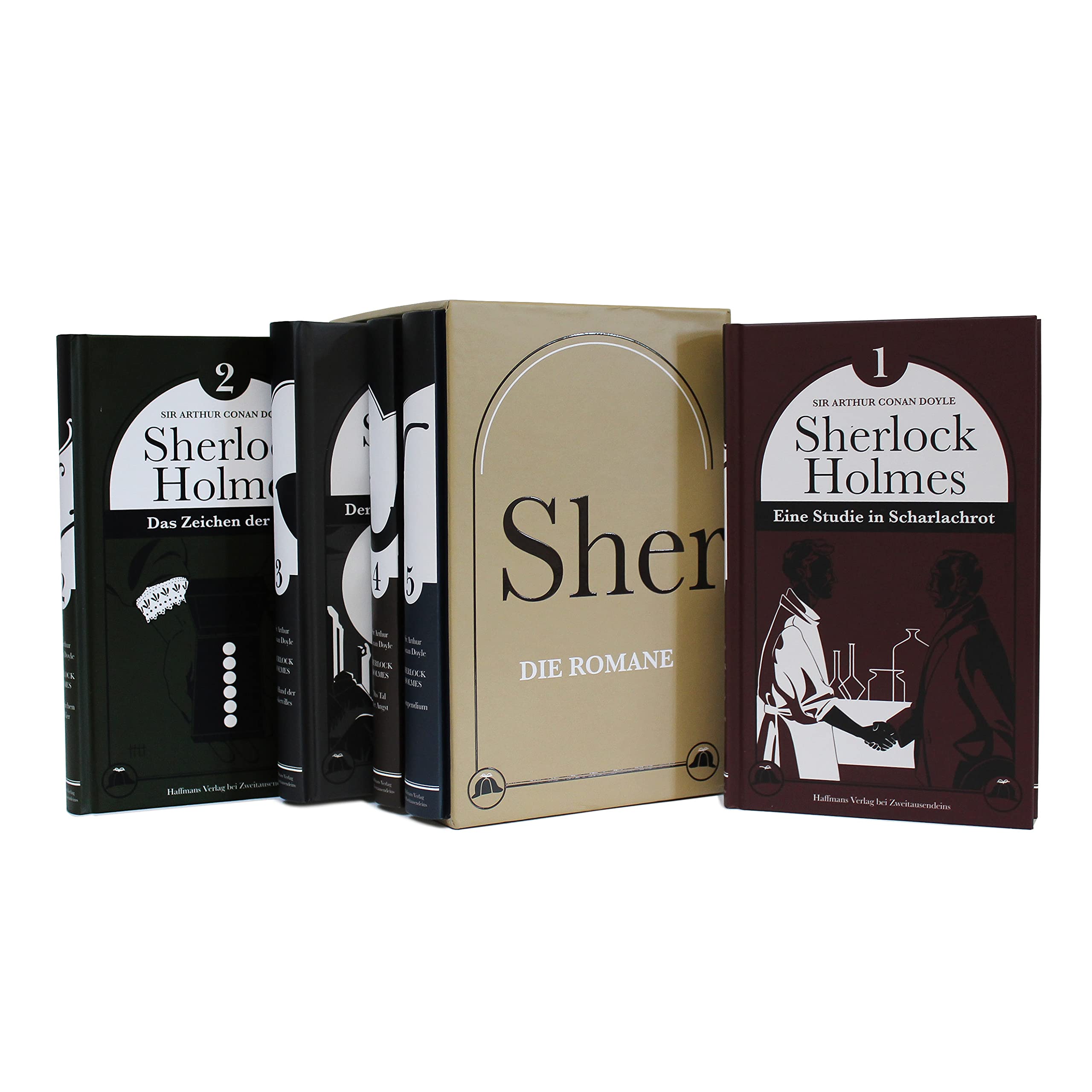 Sherlock Holmes - Die Romane.: Leipziger Ausgabe in fünf Bänden (Haffmans bei Zweitausendeins)