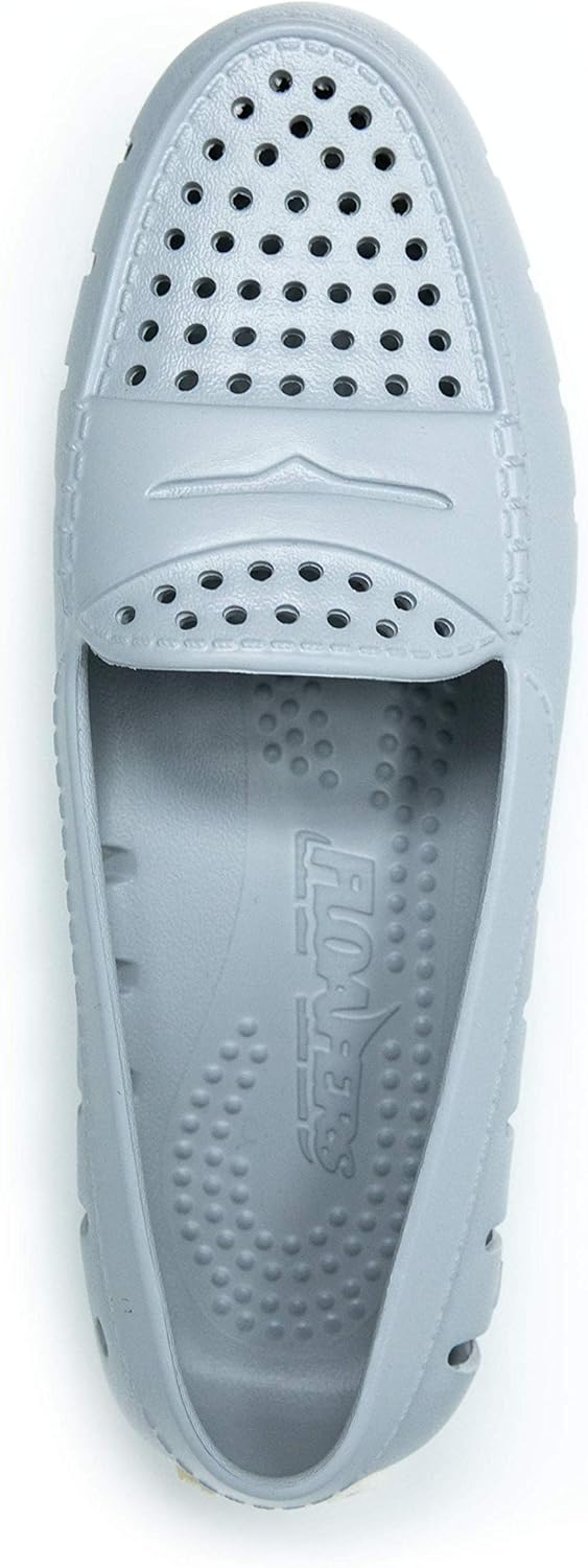 Floafers Posh Driver Water Shoes, Harbor Mist Gray/Coconut, 6